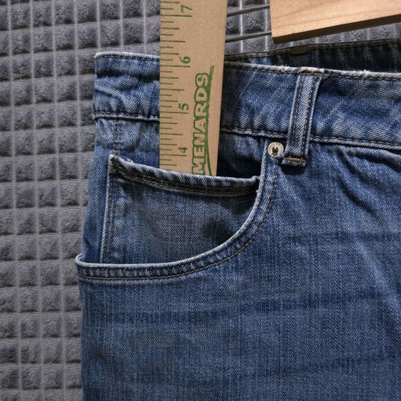 Stretch Comfort Blue Jeans 38x29 Mens L342 Straight Leg Medium Wash Western Work - Picture 7 of 16